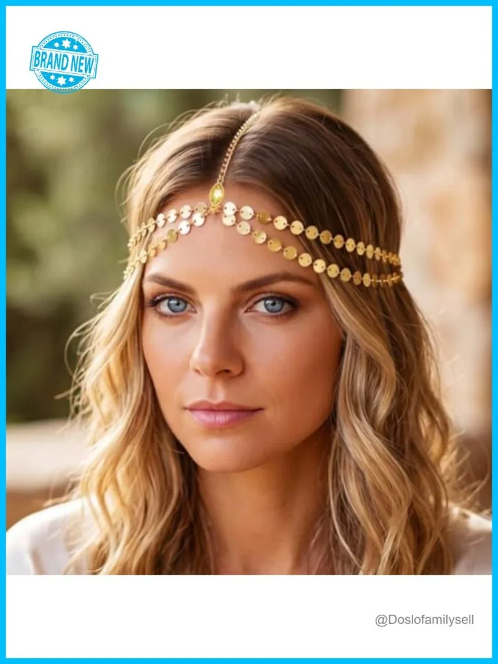 Sequins Head Chain Bohemian Hair Jewelry Festival Headband
